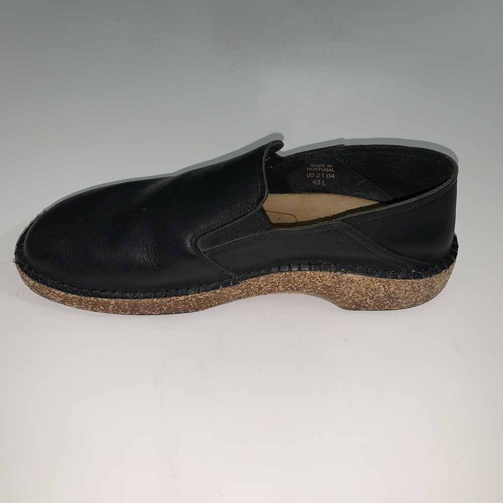 Birkenstock Shoes Mens Size 10 Black Leather Slip On Clog Comfort EU 43 - Picture 3 of 11